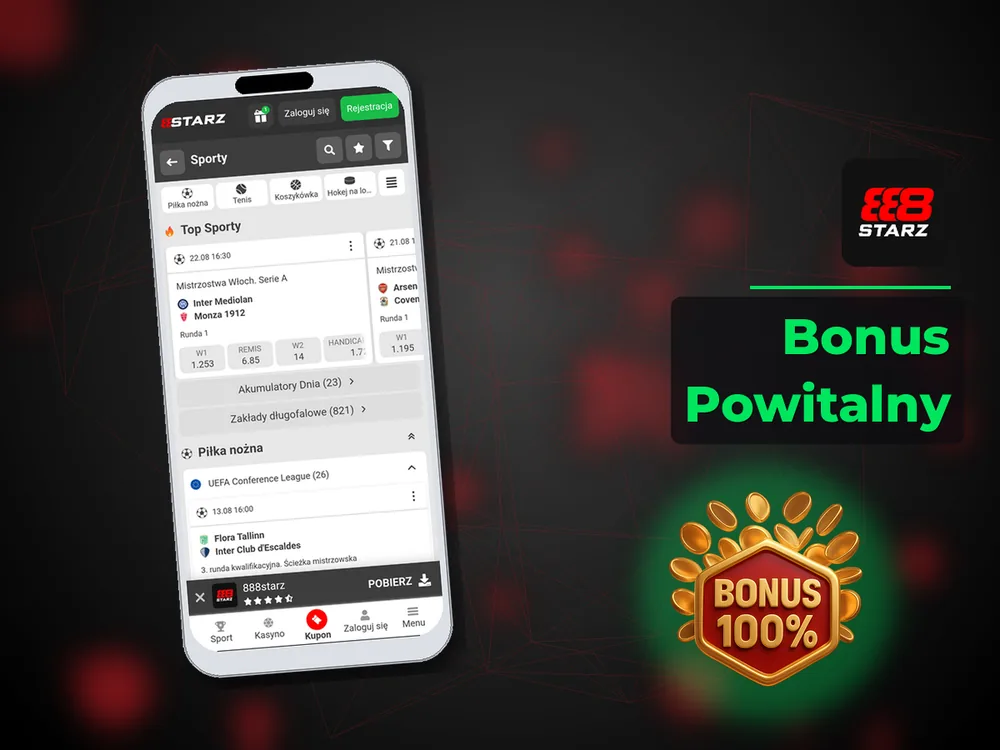 888starz - Bonus Powitalny