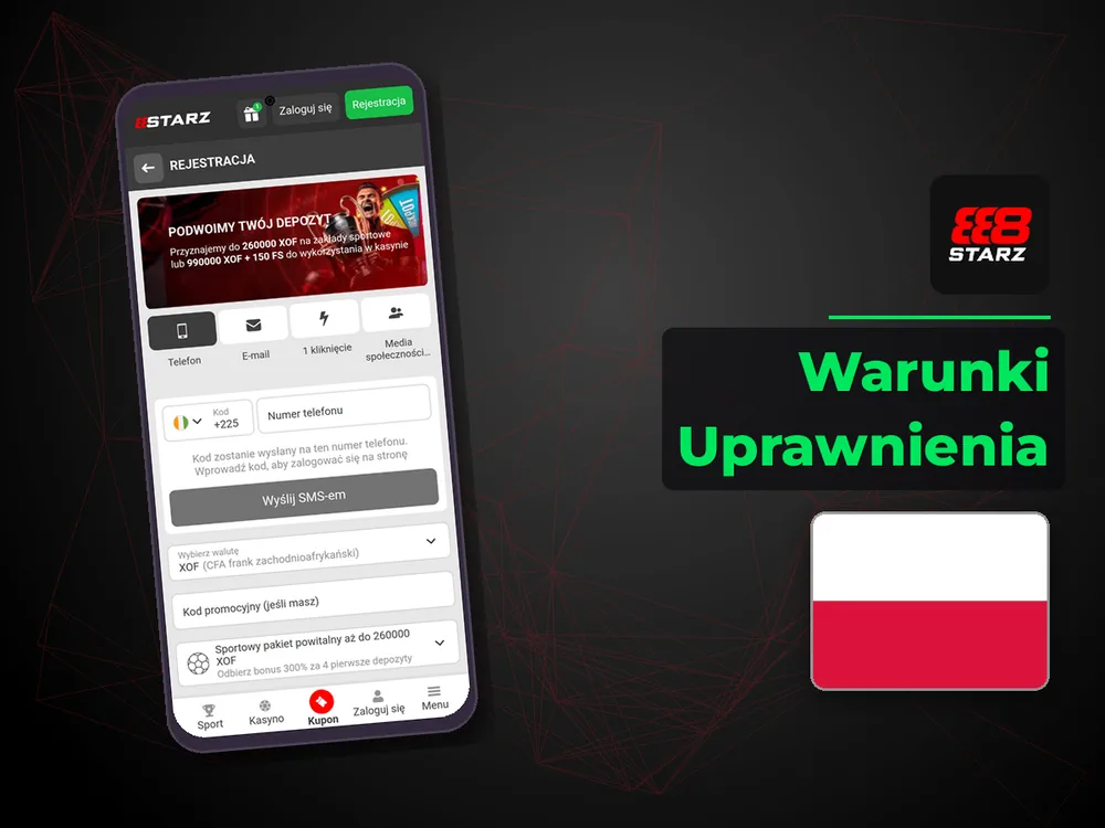 888starz - Warunki Uprawnienia