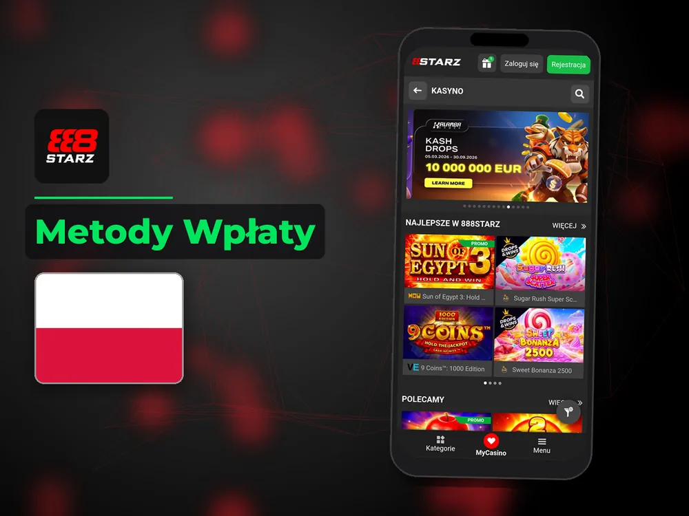888starz - Metody Wpłaty