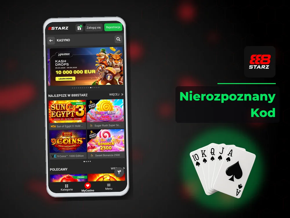 888starz - Nierozpoznany Kod
