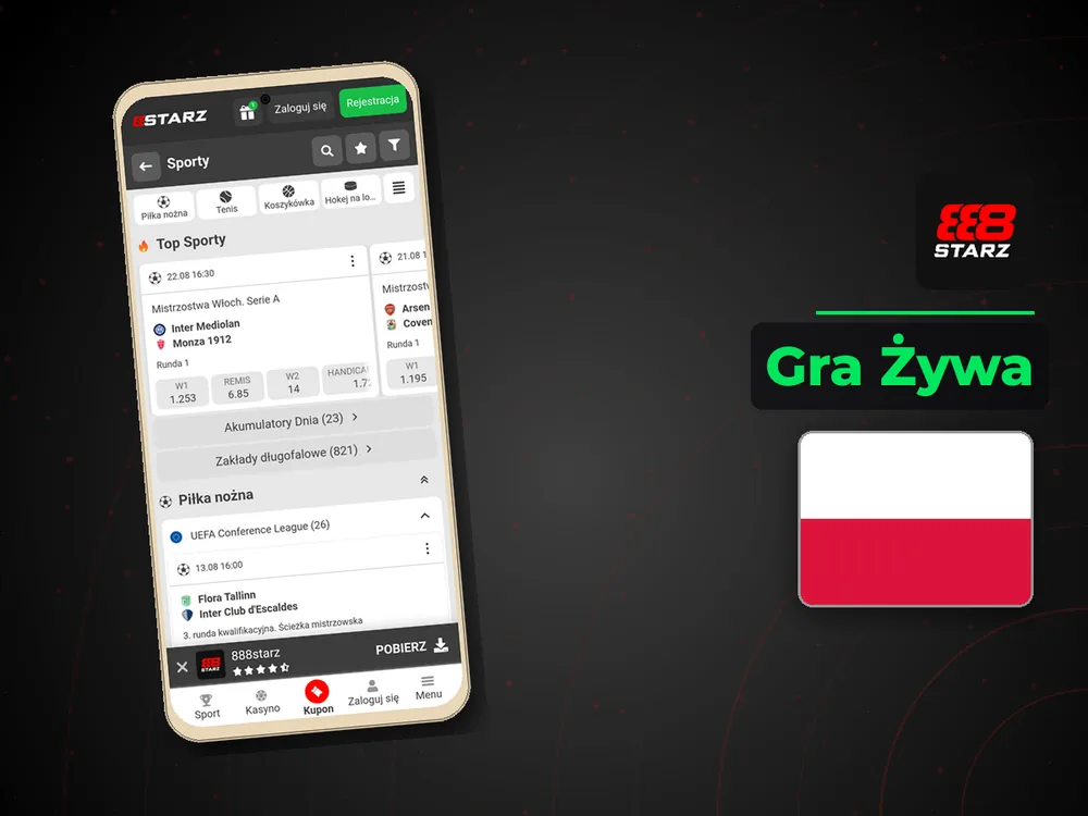 888starz - Gra Żywa