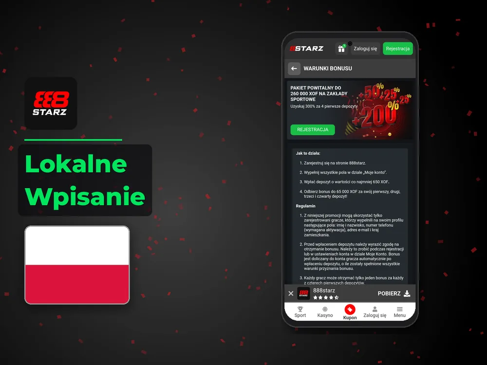 888starz - Lokalne Wpisanie