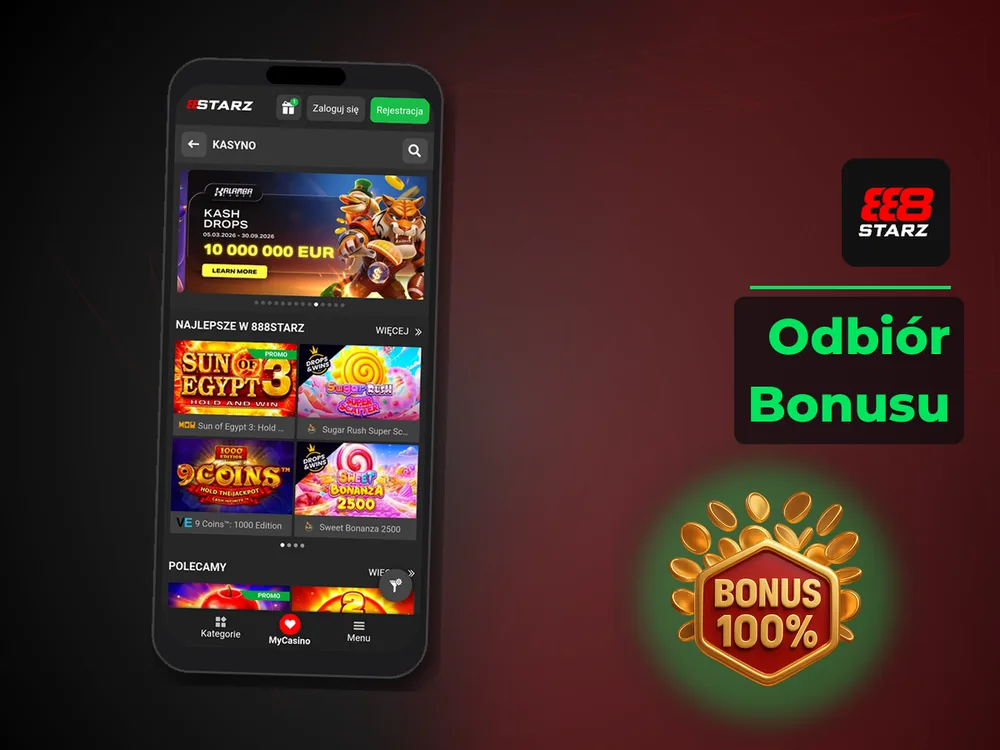 888starz - Odbiór Bonusu