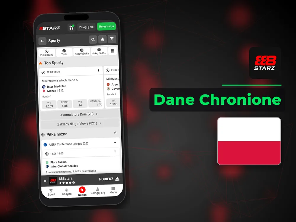888starz - Dane Chronione