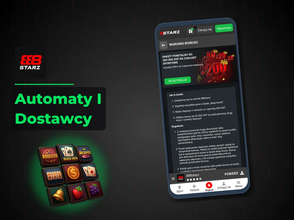 888starz - Automaty I Dostawcy