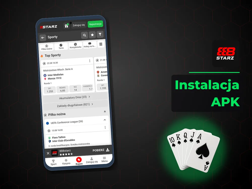888starz - Instalacja APK