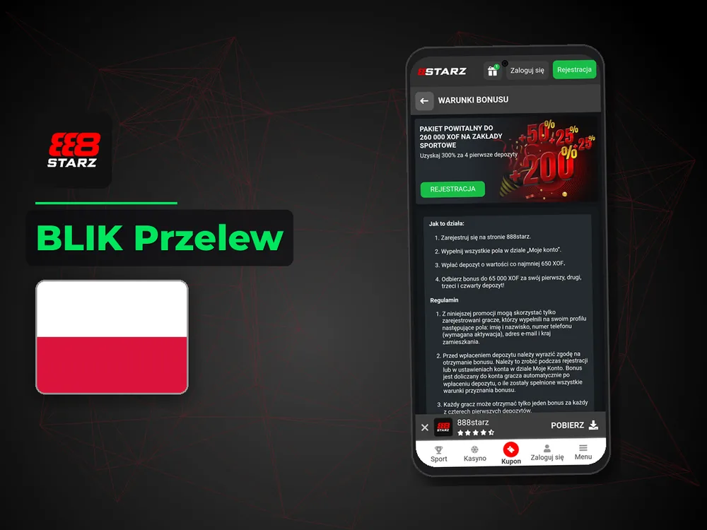 888starz - BLIK Przelew