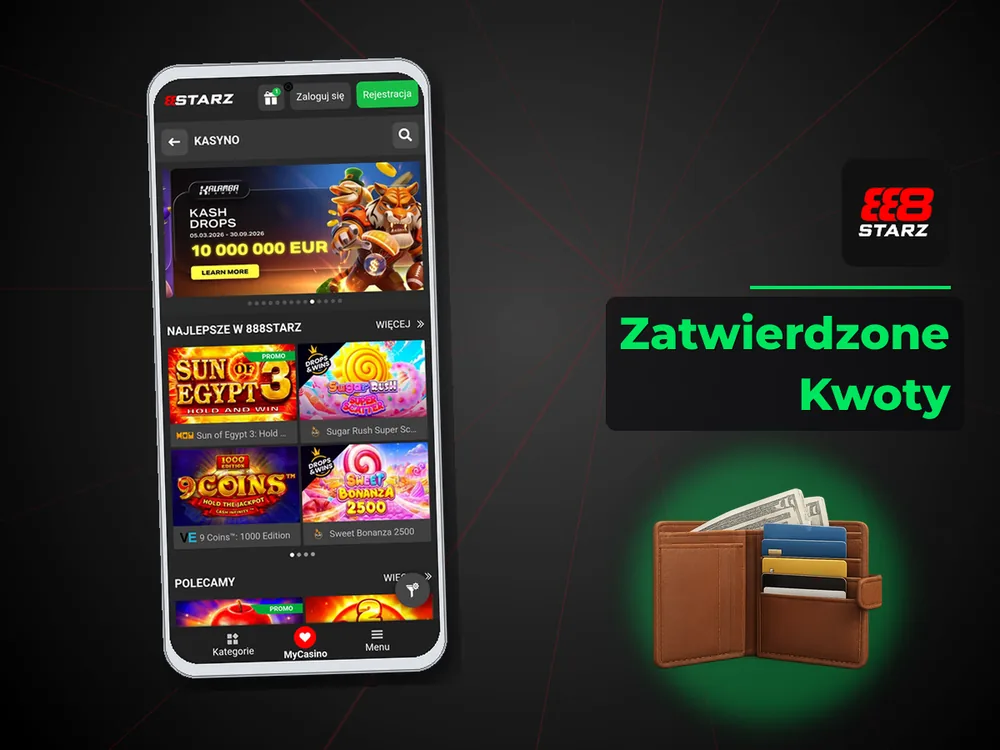888starz - Zatwierdzone Kwoty