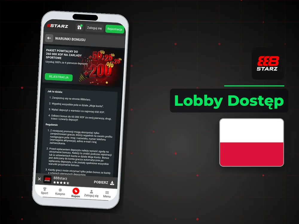 888starz - Lobby Dostęp