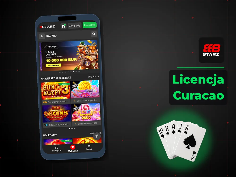 888starz - Licencja Curacao