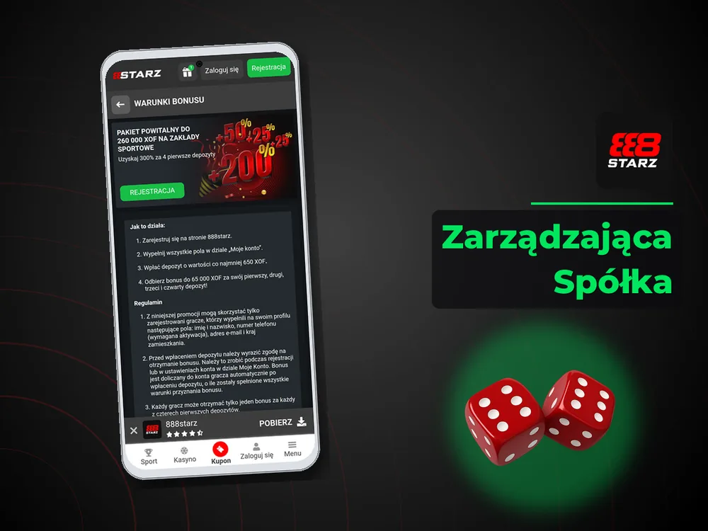 888starz - Zarządzająca Spółka